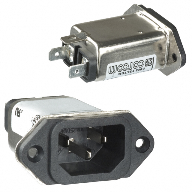 6EEJ1 TE Connectivity Corcom Filters  Moduli di ingresso alimentazione (PEM)